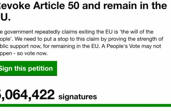 Pourquoi la pétition anti-Brexit est-elle bidon ?
