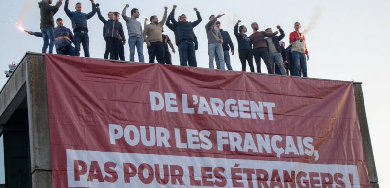 Génération Identitaire occupe la Caisse d’Allocations Familiales de Seine-Saint-Denis