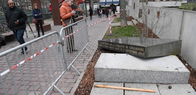 Strasbourg : vif émoi après la dégradation de la stèle d’une ancienne synagogue
