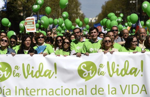 «Oui à la vie» : des milliers de manifestants défilent à Madrid contre l’avortement (IMAGES)