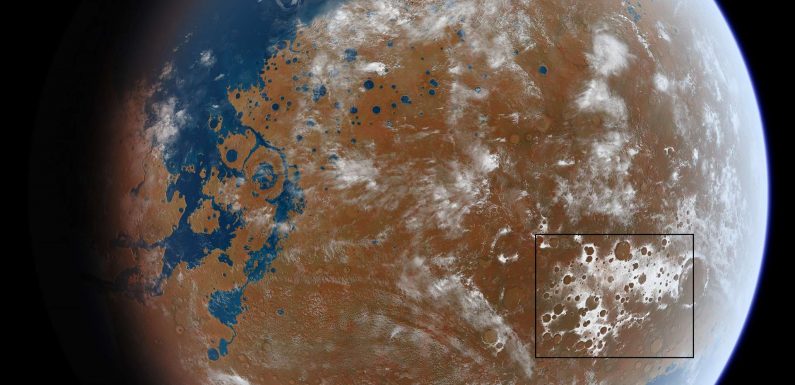 Mars : premières traces d’anciens glaciers datées de 3,6 milliards d’années