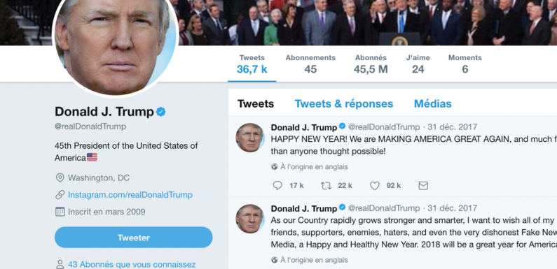 Twitter pourrait «contextualiser» les tweets agressifs, dont ceux de Donald Trump