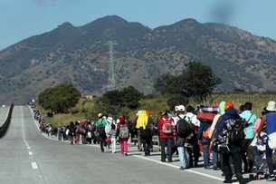 Une nouvelle caravane de 1500 migrants part du sud du Mexique