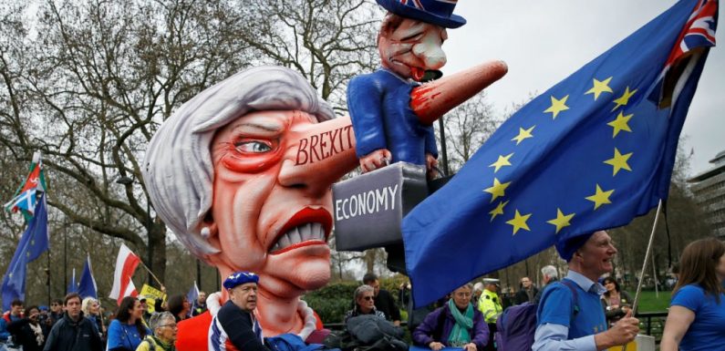 Les anti-Brexit manifestent à londres pour un nouveau référendum