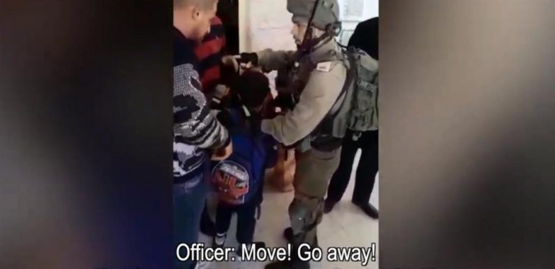 Vidéo : quand des militaires israéliens arrêtent… un enfant de 9 ans