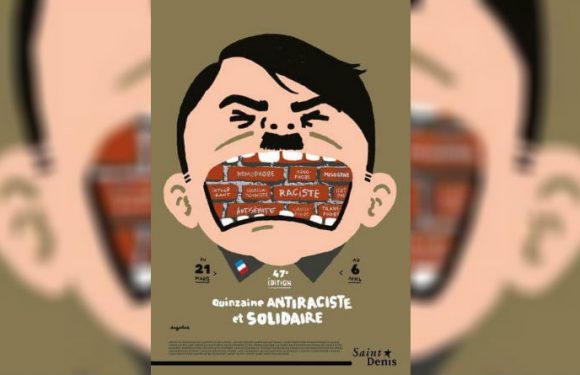 Affiche montrant Hitler avec un drapeau français : la ville de Saint-Denis et le dessinateur plaident « une erreur »