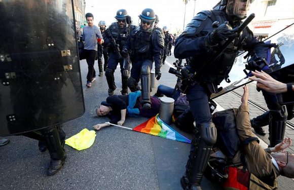 ‘Gilets jaunes’ protester, 73, ‘pushed by police’, says prosecutor