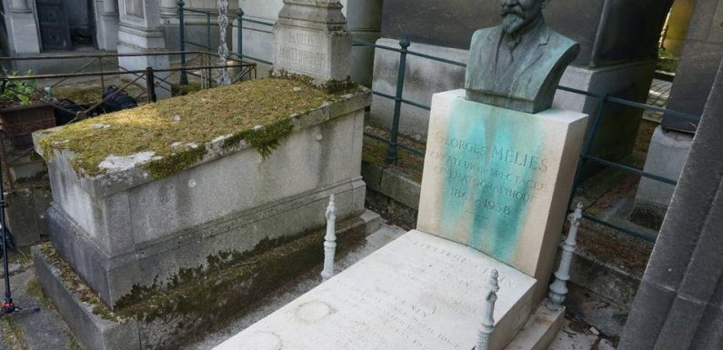 VIDEO. Paris: Ils veulent sauver la tombe d’un pionnier du cinéma au cimetière du Père Lachaise