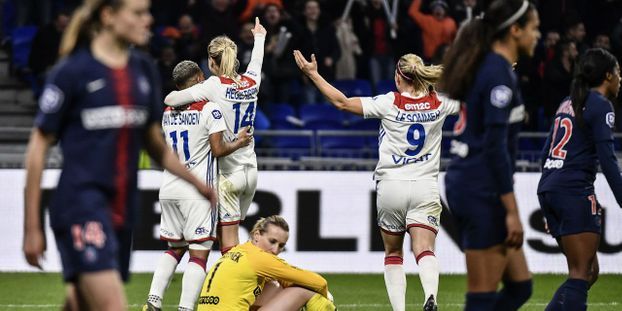 Foot féminin : Lyon écrase le PSG, record d’affluence en France