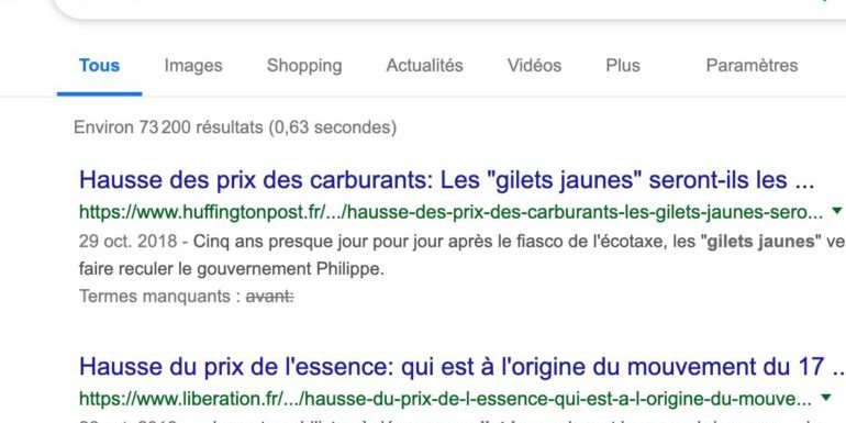 Google teste une nouvelle fonction de recherche par date