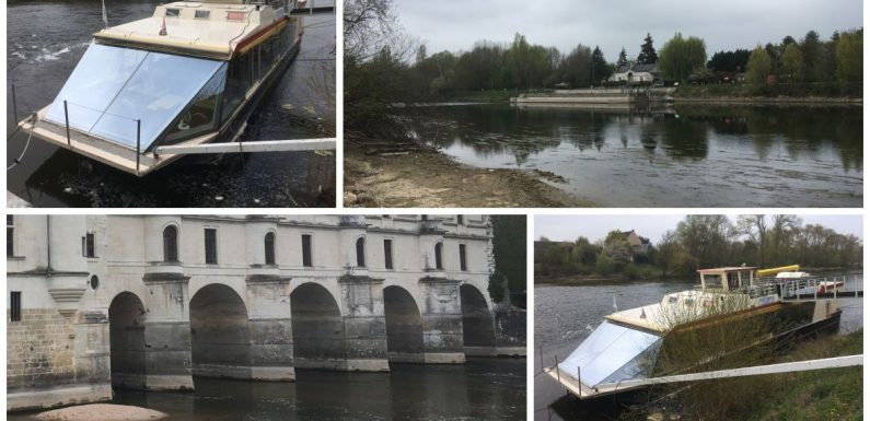 Touraine : un bateau-restaurant et ses 2000 litres de fioul en train de se fissurer sur le Cher près de Chenonceau