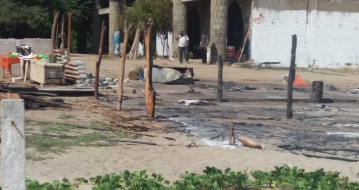 Des vandales ravagent et incendient un camp de sauvetage de tortues marines