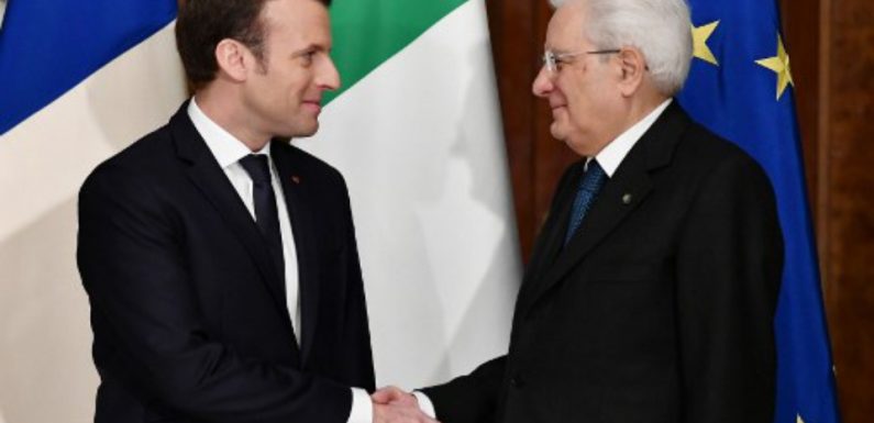 Emmanuel Macron et Sergio Mattarella, le président italien, se retrouvent à Amboise autour de Léonard de Vinci
