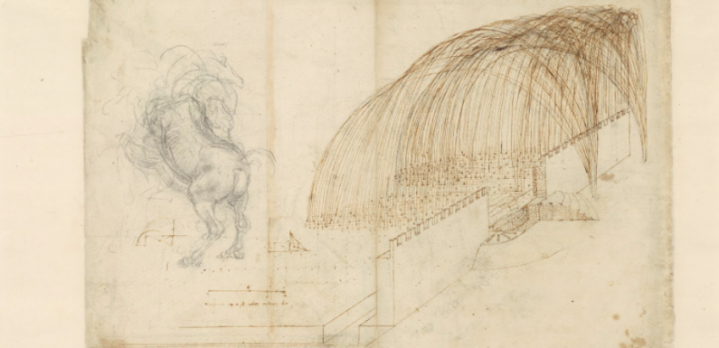 A Complete Digitization of Leonardo Da Vinci’s Codex Atlanticus, the Largest Existing Collection of His Drawings & Writings