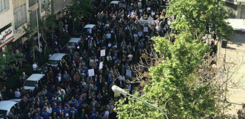 Iran – Manifestation des travailleurs attaquée par les forces répressives, des dizaines de personnes arrêtées