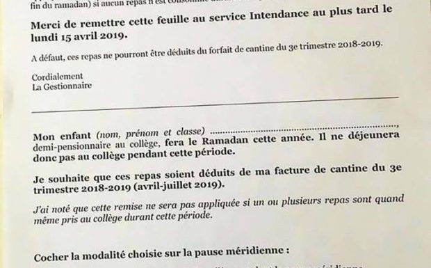 Sucy-en-Brie (94) : le collège du Fort a intégré la gestion du ramadan dans le quotidien de l’établissement