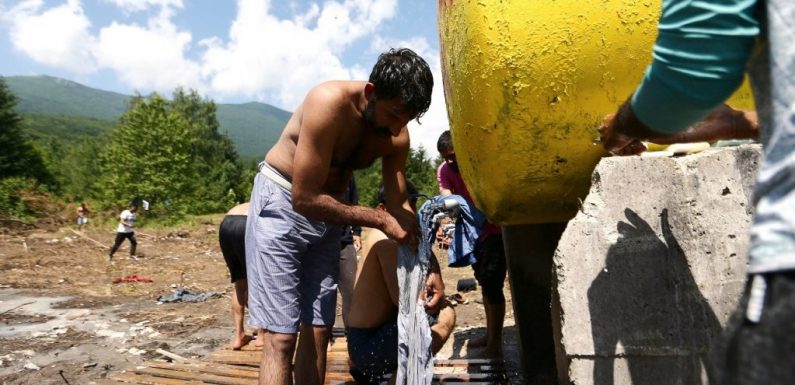 Bosnie : un camp de migrants déplacé sur une ancienne décharge infestée de serpents