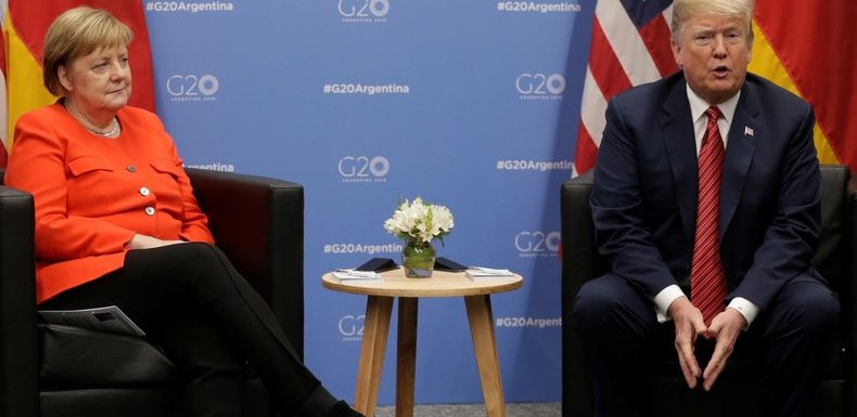 A la veille du G20 Trump renouvelle ses attaques contre l’Allemagne et la Chine