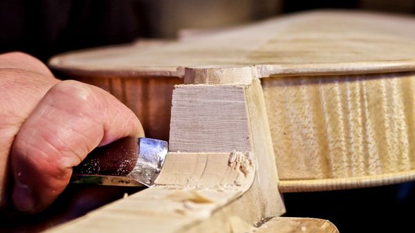 Cinq luthiers ont conçu un violoncelle adapté au handicap d’un jeune musicien
