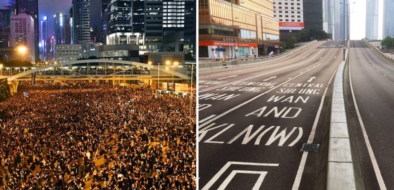 Les manifestants de Hong Kong ont nettoyé derrière eux après une manifestation de 2 millions de personnes