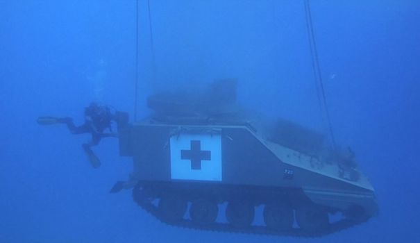 VIDÉO. La Jordanie ouvre un musée militaire… sous l’eau