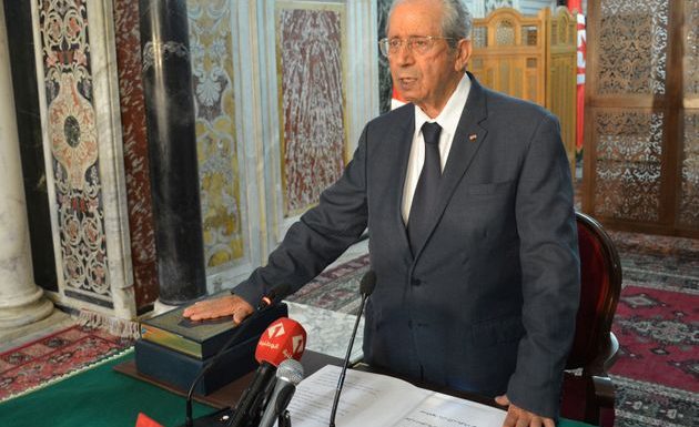 Mohamed Ennaceur, président par intérim de la Tunisie