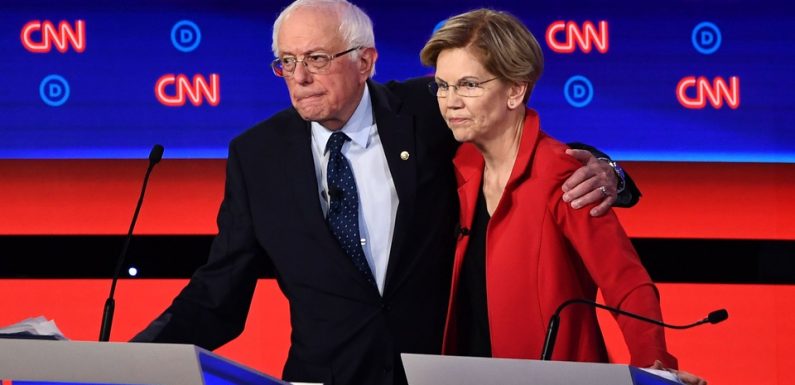 Primaire démocrate: Warren et Sanders cibles des modérés lors d’un débat