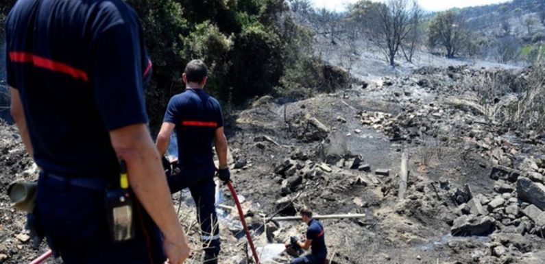 Incendie dans le Gard : les pompiers luttent toujours contre des reprises de feu