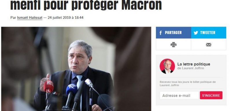 Le procureur a menti pour protéger Emmanuel Macron