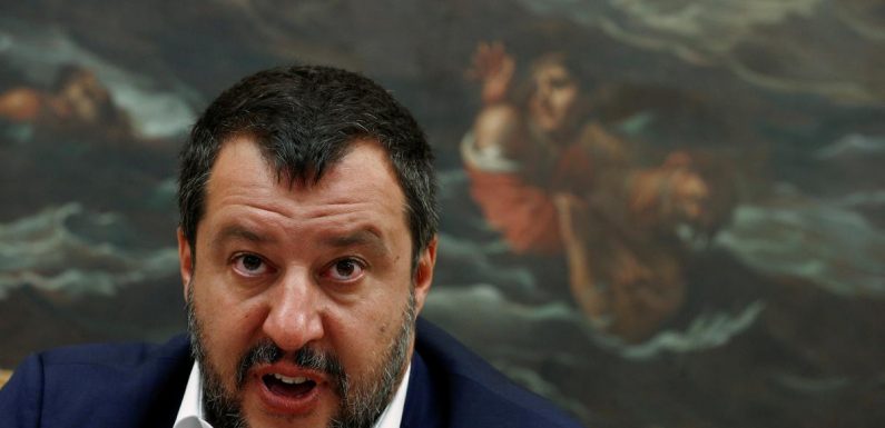 Italy’s Salvini blocks own coastguard ship with migrants on board