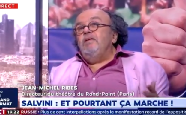 Jean-Michel Ribes : « Salvini est une pourriture absolue qui filera se planquer en Amérique latine »