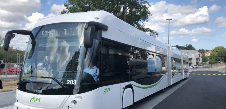 VIDEO. Nantes: Ça y est! Les nouveaux e-busways ont débarqué sur la ligne 4
