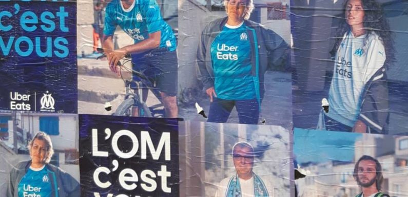 Marseille: Uber Eats s’offre un affichage sauvage sur l’OM… La mairie promet «une amende maximum»