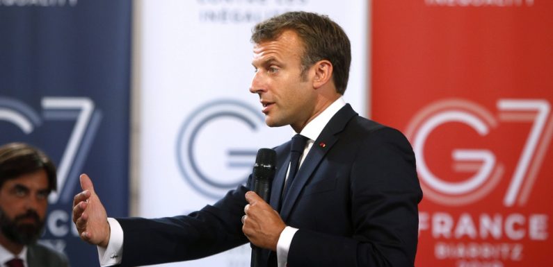 G7 à Biarritz: Emmanuel Macron s’adressera aux Français samedi à 13 heures