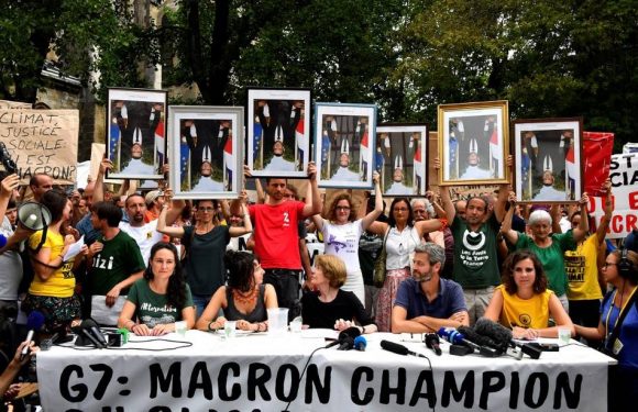 G7 à Biarritz : Des portraits «décrochés» de Macron sillonnent Bayonne