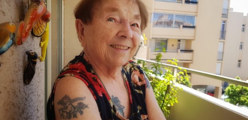 VIDEO. Toulon: Micheline, 90 ans, accro aux tatouages depuis ses 70 ans