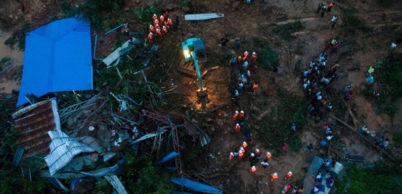 Glissement de terrain en Birmanie: Au moins 34 morts, des dizaines de disparus