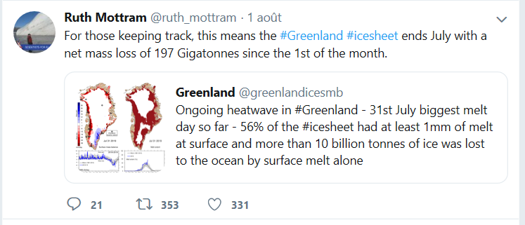 La glace du Groenland fond… le sérieux journalistique aussi