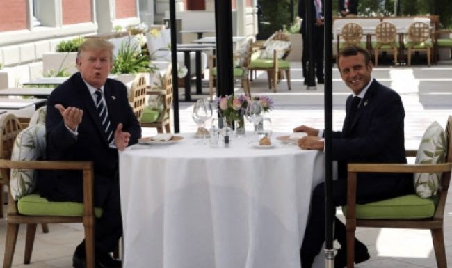 « Nous nous chamaillons un peu, mais pas trop » ironise Trump à un G7 tendu