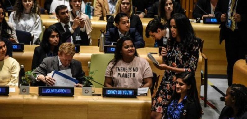 Climat: plus de 500 jeunes du monde entier investissent l’ONU