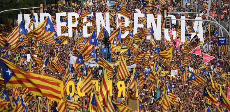 Catalogne : baisse de la manifestation annuelle indépendantiste, qui rassemble 600 000 personnes