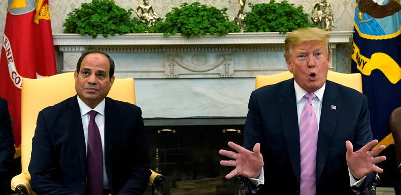 «Où est mon dictateur préféré ?», se serait demandé Trump lors d’une rencontre avec al-Sisi