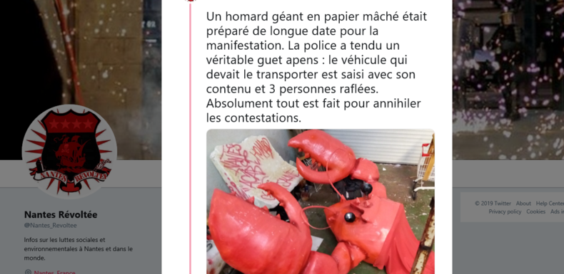 La justice a-t-elle vraiment voulu poursuivre des Gilets jaunes pour détention de homard géant ?