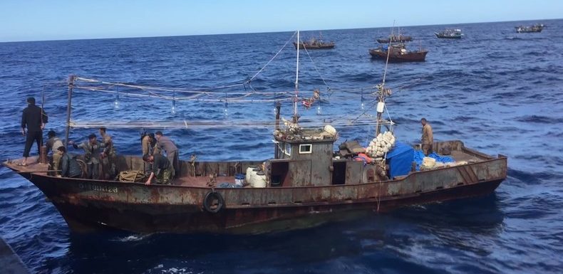 Un nouveau groupe de pêcheurs nord-coréens détenus dans les eaux exclusives de la Russie