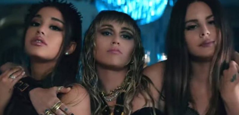 Ariana Grande, Miley Cyrus et Lana Del Rey, trio badass de « Don’t Call Me Angel »