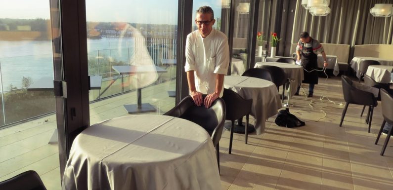 Nantes : Jean-Yves Guého, le chef du restaurant l’Atlantide, sérieusement brûlé par un lampion