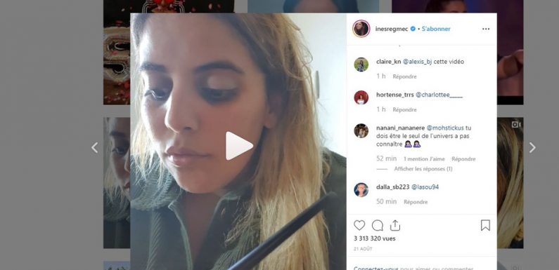 Les « paillettes » d’Inès Reg: Bientôt une marque déposée?