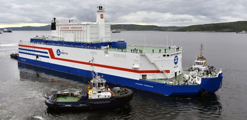 Russie : La première centrale nucléaire flottante est arrivée à bon port