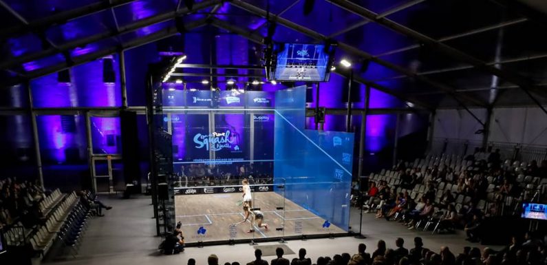 VIDEO. Nantes : Des échanges de balles (de squash) en plein cœur du château des ducs