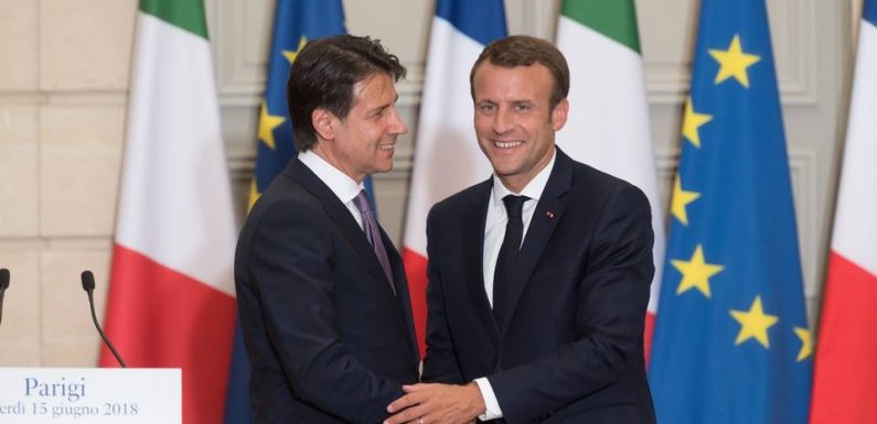Relations franco-italiennes: Emmanuel Macron en visite à Rome pour tenter de tourner la page Salvini